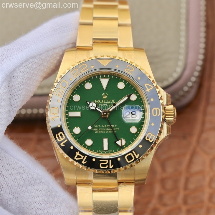gmt 2 green dial