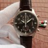 ZF Pilot Chrono SS IW387802 Leather Strap A7750