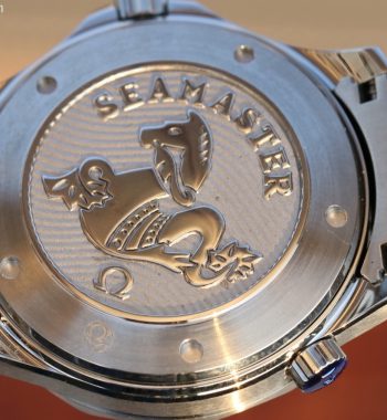 OMF Seamaster 300M Chronometer SS Black SS Bracelet A2824