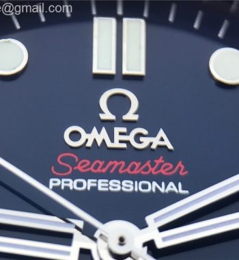 OMF Seamaster 300M Chronometer Blue Dial SS Bracelet A2824