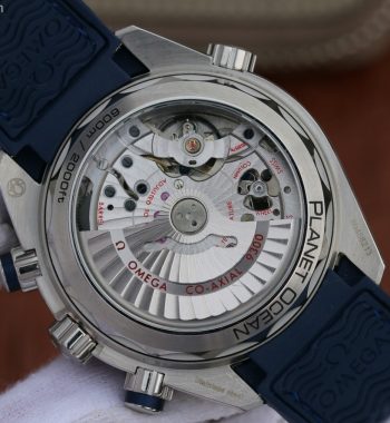 Planet Ocean Master Chronometer OMF Blue LiquidMetal Blue Leather A9900