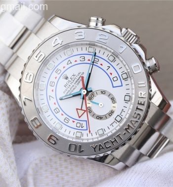 YachtMaster II 116689 SS JF White Dial SS Bracelet A7750
