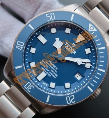 Blue Pelagos ZF Titanium Blue Dial Bracelet A2824