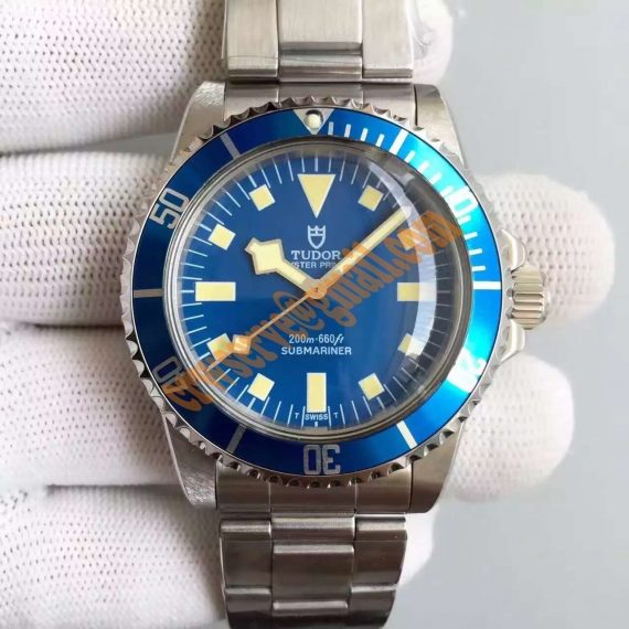 Tudor Blue Submariner SS Blue Dial SS Bracelet A2824