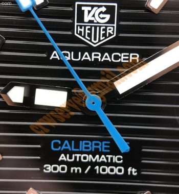 AquaRacer Calibre 5 SS Blue Ceramic Bezel V6 Black Dial Black Nylon Strap A2824