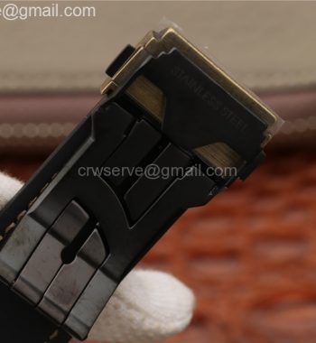 Classic Fusion 45mm YG Engravings Case SRF Green Dial Gummy Strap A2892
