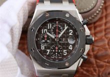 Royal Oak Offshore 2018 SIHH JF Dark Knight Black/Red Rubber Strap A3126