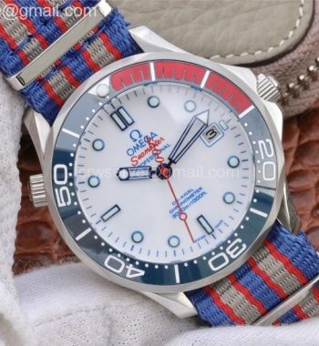 Seamaster Diver 300M SS COMMANDER’S WATCH Limited Edition Nylon Strap A2824