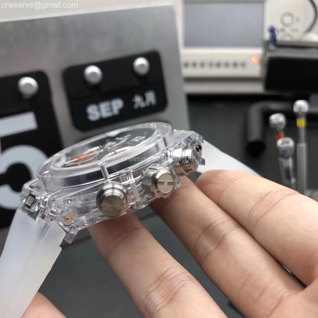 Hublot Big Bang Unico Magic Sapphire 45mm OXF Black Skeleton Dial