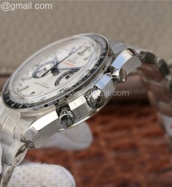 Speedmaster Moonwatch OMF White Dial Black Hand SS Bracelet A9900