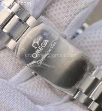 Speedmaster Moonwatch OMF White Dial Black Hand SS Bracelet A9900