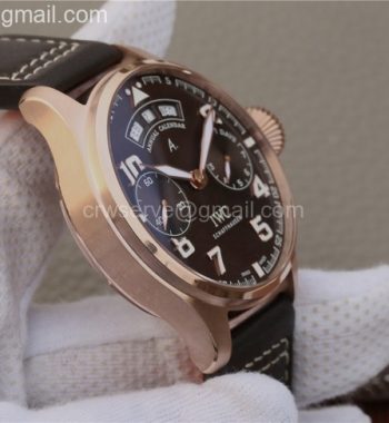 Big Pilot RG IW502706 YLF Brown Dial Brown Leather Strap A52850