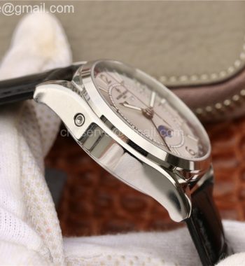 FiftySix Complete Calendar SS OXF White Dial Brown Leather Strap A23J