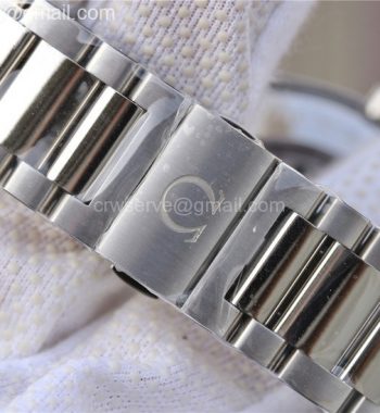Aqua Terra 150M SS VSF Black Textured Dial Silver Markers SS Bracelet A8500