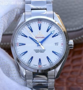 Aqua Terra Master Ryder Cup Edition VSF White Textured Dial SS Bracelet A8500