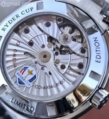 Aqua Terra Master Ryder Cup Edition VSF White Textured Dial SS Bracelet A8500