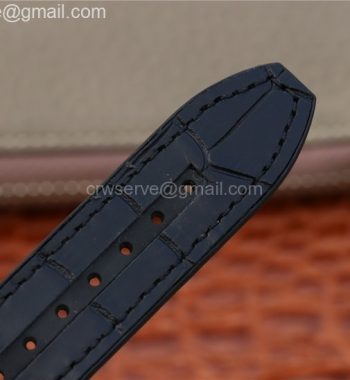 Vanguard V45 SS Full Diamonds OXF Best Edition Black Textured Dial Diamonds Markers on Black Gummy Strap A2824