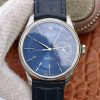 Cellini Date 50519 SS MKF Blue Dial Blue Leather Strap A3165