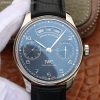 Portuguese Real Annual Calendar IW503502 ZF Blue Dial Black Leather Strap A52850