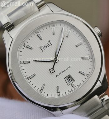 Piaget Polo S 42mm SS MKF Edition White Textured Dial SS Bracelet A1110P