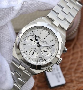 Overseas Chronograph 8F Edition SS White Dial SS Bracelet 5200