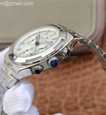 Overseas Chronograph 8F Edition SS White Dial SS Bracelet 5200