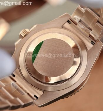 GMT-Master II 126715 CHNR Black/Brown Ceramic RG EWF Edition Black Dial RG Bracelet A2836
