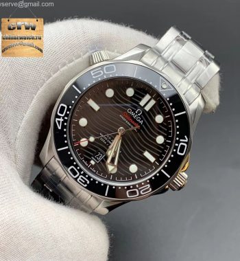 2018 Seamaster Diver 300M VSF Black Ceramic Black Dial SS Bracelet A8800