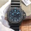 PAM1616 Carbotech 47mm VSF Edition Black Dial Blue Markers Rubber Strap P.9010