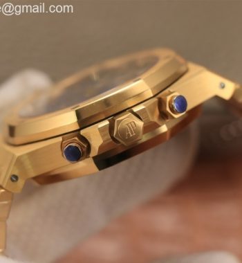Royal Oak Chrono 26331ST YG OMF Edition Blue Dial YG Bracelet A7750