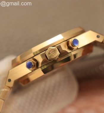 Royal Oak Chrono 26331ST YG OMF Edition Blue/Gold Dial YG Bracelet A7750