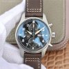 Pilot Chrono Spitfire IW387903 SS ZF Edition Black Dial Brown Leather Strap A7750