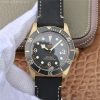Heritage Black Bay Bronze Gray ZF Edition Leather Strap A2824