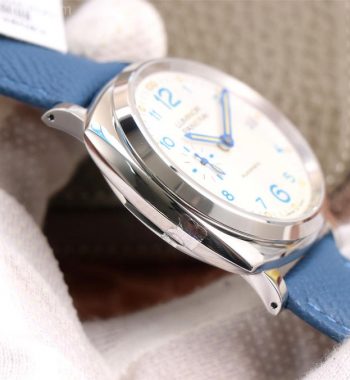 PAM906 Luminor Due VSF Edition White Dial Blue Leather Strap AXXXIV