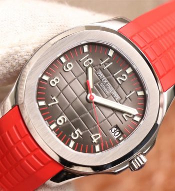 Aquanaut 5167A Singapore Edition SS ZF Red Second Hand Red Rubber Strap 324CS