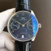 Portuguese Real PR IW500710 ZF Edition Blue Dial Black Leather Strap A52010 V5