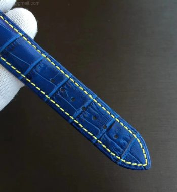 Konstantin Chaykin Joker SS TWF Edition White Dial Yellow Inner Bezel Blue Leather Strap NH35A