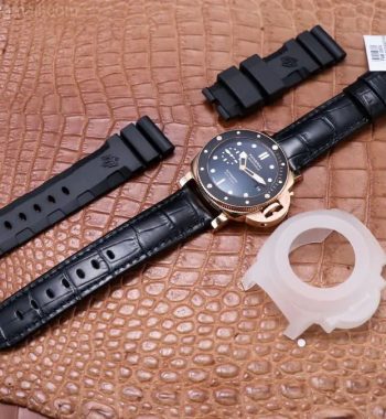 PAM974 Luminor Submersible RG VSF Edition Black Rubber Strap AXXXIV