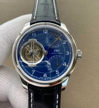 Portugieser Constant-Force Tourbillon 150 Years SS BBR Edition Blue Dial
