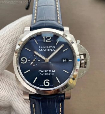 PAM1313 VSF Edition Blue Dial Blue Leather Strap P.9010 Clone