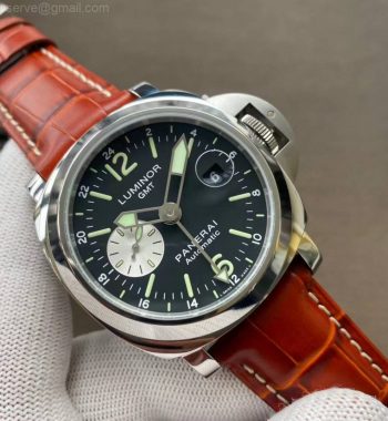 PAM088 Luminor GMT 44mm VSF Edition Brown Leather Strap P.9001 Super Clone