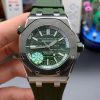 Royal Oak Offshore Diver Green 15710 JF Edition Green Rubber Strap A3120