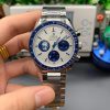 Speedmaster SS Blue Snoopy OMF Edition White Dial New SS Bracelet Manual Winding Chrono Movement
