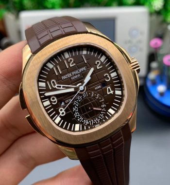 Aquanaut 5164R RG ZF Edition Brown Dial Brown Rubber Strap A324