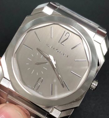Bvlgari Octo Finissimo BVF SS/SS Silver Dial SS Bracelet BVL138