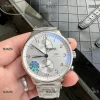 Portuguese Chrono IW3716 RSF White Dial YG Markers SS Bracelet A7750