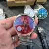Portuguese Chrono IW3716 RSF Red Dial on SS Bracelet A7750