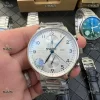 Portuguese Chrono IW3716 RSF White Dial Blue Markers SS Bracelet A7750
