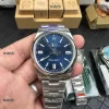 Oyster Perpetual 41mm 124300 904L EWF Upgraded Blue Dial SS Bracelet A3230