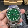 Oyster Perpetual 41mm 124300 904L EWF Upgraded Green Dial SS Bracelet A3230